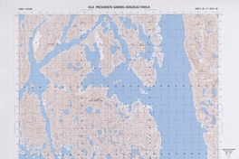 Isla Presidente Gabriel González Videla (51°00' 00''-74°15'00'')  [material cartográfico] Instituto Geográfico Militar de Chile.