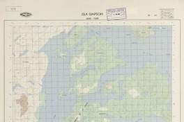 Isla Simpson 4545 - 7340 [material cartográfico] : Instituto Geográfico Militar de Chile.