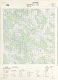 Lago Copa 4445 - 7220 [material cartográfico] : Instituto Geográfico Militar de Chile.