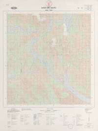 Lago del Salto 4600 - 7420 [material cartográfico] : Instituto Geográfico Militar de Chile.
