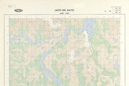 Lago del Salto 4600 - 7420 [material cartográfico] : Instituto Geográfico Militar de Chile.