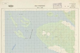Isla Isquiliac 4515 - 7420 [material cartográfico] : Instituto Geográfico Militar de Chile.