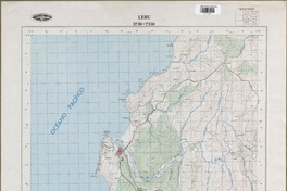 Lebu 3730 - 7330 [material cartográfico] : Instituto Geográfico Militar de Chile.