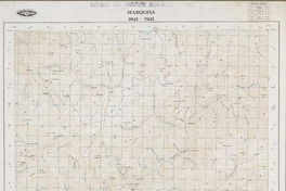 Marquesa 2945 - 7045 [material cartográfico] : Instituto Geográfico Militar de Chile.
