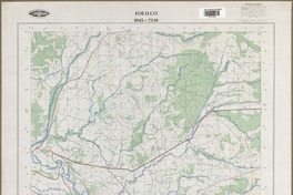 Folilco 3945 - 7230 [material cartográfico] : Instituto Geográfico Militar de Chile.