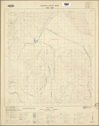 Laguna Santa Rosa 2700 - 6900 [material cartográfico] : Instituto Geográfico Militar de Chile.