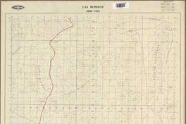 Las Bombas 2600 - 7015 [material cartográfico] : Instituto Geográfico Militar de Chile.