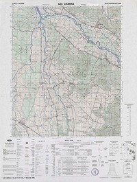 Las Cabras 3415 - 7115 [material cartográfico] : Instituto Geográfico Militar de Chile.