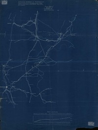 Proyecto de Ferrocarril de Chuquicamata a Coya concesión solicitada por Guggenheim Brothers. [material cartográfico]