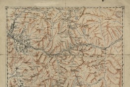 Carta de excursionismo de la Cordillera Central (entre latitudes 32° 30' 34° 20') [material cartográfico] : confeccionada a base de los trabajos existentes y levantamientos propios de los autores W. Klatt & F. Fickenscher.