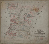Plano de la reserva forestal y de las concesiones existentes en las provincias de Arauco. Malleco, Cautín y Valdivia  [material cartográfico] Ramón de Larcundo J., dibujó.