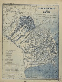 Departamento de Tacna  [material cartográfico] Alberto Martín, editor.