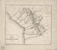 Croquis del Departamento de Tacna  [material cartográfico] M. Doig.