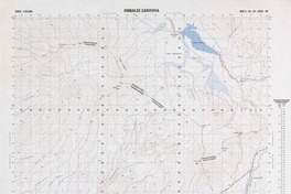 Embalse Caritaya (19°00'- 69°15') [material cartográfico] : Instituto Geográfico Militar de Chile.
