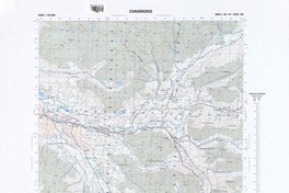 Curarrehue (39°15' - 71°30') [material cartográfico] : Instituto Geográfico Militar de Chile.