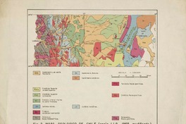 Mapa geológico de Chile  [material cartográfico] (según I.I.G., 1968, modificado).