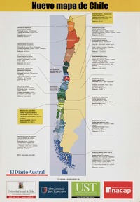 Nuevo mapa de Chile  [material cartográfico]