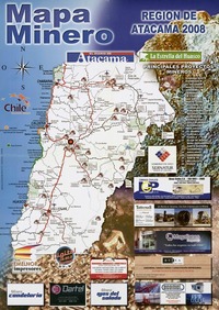 Mapa minero región de Atacama 2008. [material cartográfico] :