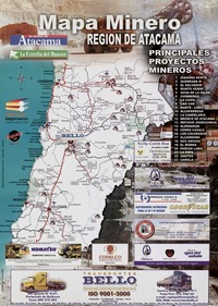 Mapa minero región de Atacama. [material cartográfico] :