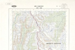 Río Barceló 4215 - 7200 [material cartográfico] : Instituto Geográfico Militar de Chile.