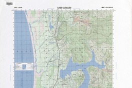 Lago Lleulleu (38°00'14.80"-73°15'0910") [material cartográfico] : Instituto Geográfico Militar de Chile.