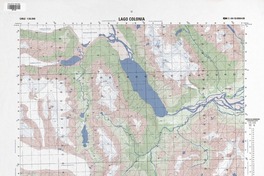 Lago Colonia (47°15'01.50"-73°00'03.40") [material cartográfico] : Instituto Geográfico Militar de Chile.