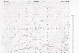 La Guardia 27°30' - 69°30' [material cartográfico] : Instituto Geográfico Militar de Chile.