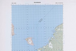 Isla Queullín (41° 45' - 72° 45')  [material cartográfico] preparado y publicado por el Instituto Geográfico Militar.