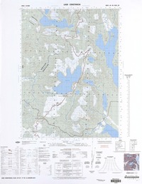Lago Constancia (40°30'-71° 45')  [material cartográfico] Instituto Geográfico Militar de Chile.