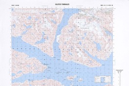 Islotes Timbales (54° 45' 00" - 70° 07' 30")  [material cartográfico] Instituto Geográfico Militar de Chile.