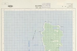 Isla Ipún (44° 30' - 74° 40')  [material cartográfico] Instituto Geográfico Militar de Chile.