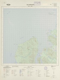 Isla Refugio 4345 - 7300 [material cartográfico] : Instituto Geográfico Militar de Chile.