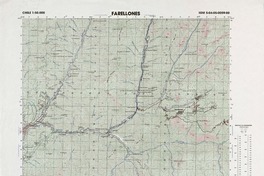 Farellones 3315' - 7015' [material cartográfico] : Instituto Geográfico Militar de Chile.