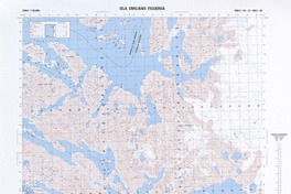 Isla Emiliano Figueroa (52° 45' 00" - 73° 07' 30")  [material cartográfico] Instituto Geográfico Militar de Chile.
