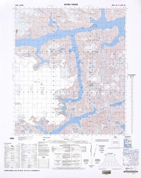 Estero Fouque (55° 00' 00" - 69° 22' 30")  [material cartográfico] Instituto Geográfico Militar de Chile.