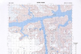 Estero Fouque (55° 00' 00" - 69° 22' 30")  [material cartográfico] Instituto Geográfico Militar de Chile.