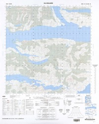 Isla Benjamín (44° 30' - 74° 00')  [material cartográfico] Instituto Geográfico Militar de Chile.