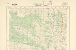 Estero Upeo 3500 - 7045 [material cartográfico] : Instituto Geográfico Militar de Chile.