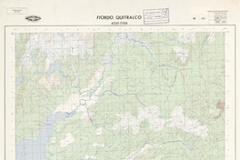 Fiordo Quitralco (45° 30' - 73° 00')  [material cartográfico] Instituto Geográfico Militar de Chile.