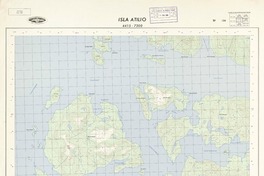 Isla Atilio (44°15'-73°00')  [material cartográfico] Instituto Geográfico Militar de Chile.