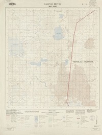 Lagunas Bravas 2615 - 6830 [material cartográfico] : Instituto Geográfico Militar de Chile.