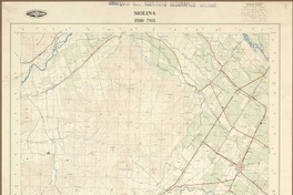 Molina 3500 - 7115 [material cartográfico] : Instituto Geográfico Militar de Chile.