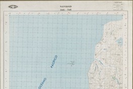 Navidad 3345 - 7145 [material cartográfico] : Instituto Geográfico Militar de Chile.