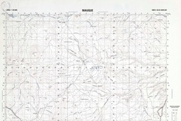 Mauque (19°15'13.00" - 68°45'06.04") [material cartográfico] : Instituto Geográfico Militar de Chile.
