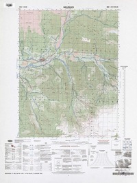 Melipeuco (38°45'14.90"-71°3'08.80") [material cartográfico] : Instituto Geográfico Militar de Chile.