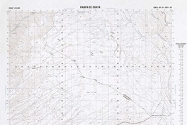 Pampa de Oxaya 18°30' - 69°30' [material cartográfico] : Instituto Geográfico Militar de Chile.