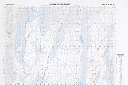 Laguna Seca de Ordóñez 22°45' - 70°00' [material cartográfico] : Instituto Geográfico Militar de Chile.