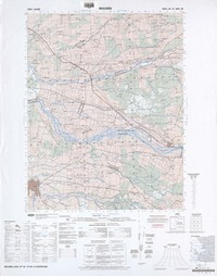 Mulchén (37°30' - 72°00') [material cartográfico] : Instituto Geográfico Militar de Chile.