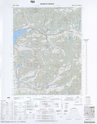 Nevados de Caburgua (39°00' - 71°30') [material cartográfico] : Instituto Geográfico Militar de Chile.