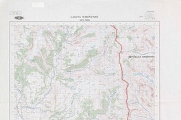 Laguna Mariñanqui 3815 - 7055 [material cartográfico] : Instituto Geográfico Militar de Chile.